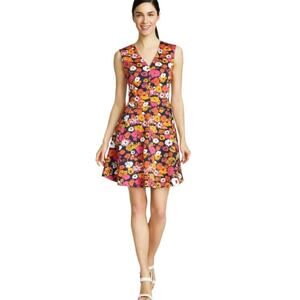 Draper James Floral Fit and Flare Summer Mini Dress